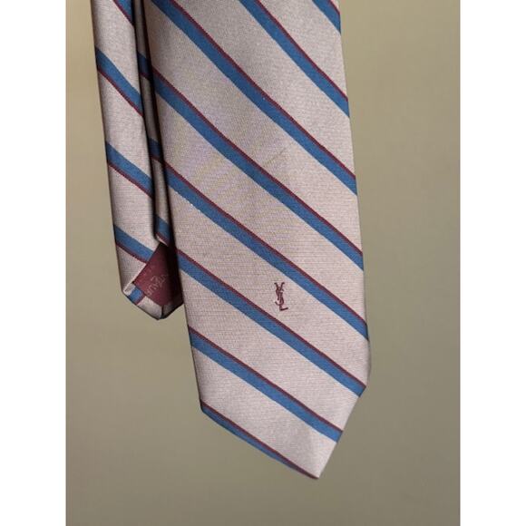 Yves Saint Laurent YSL Silk Men's Neck Tie - Picture 5 of 6